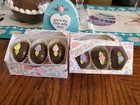 One Box Of  3  Miniature Easter Chocolates Eggs In A Box Faux Food fake Display