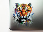 2x Cute Baby Tiger 3in Transparent Sticker Nature Hiking Laptop Book Phone Decal