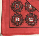Jim Beam Black Aged 8 Years  Red Bandana s - 1990   s  21   x21      New