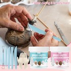 Wanjao Epoxy Sculpt Clay  White Clay 2 Part A   B Filler Compound 