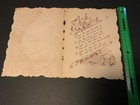 1800s Jedermann    X-large Antique Lace Scalloped Accordion Front Romance Card