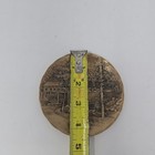 Vintage Wendell August Forge Solid Bronze 4    Plate Covered Bridge