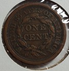 1853 Us Braided Hair Large Cent Nice Vf Condition 