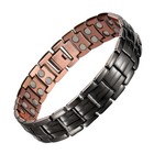 Pure Copper Neodymium Magnetic Therapy Bracelet Double Strong Men Women Healing