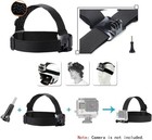 Acuvar Head Strap Mount For All Gopro Hero Hero2 Hero3 Hero3 hero4 Hero5  black 