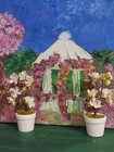 Dollhouse Miniature Trees  Flowers And Garden Accessories        Free Shipping 
