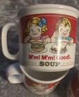 Original   Vintage Campbell s Kids Soup Mugs  lot Of 4  Excellent Condition 