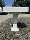 Antique Vintage Cast Iron Pedestal Sink - Standard Art Deco 1890-1920s