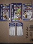 Vintage Terminator T1 Spinnerbait Lot Of 3 Nip With 2 Packs Extra Skirts
