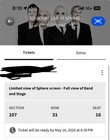 No Doubt Live At The Sphere In Las Vegas Single Ticket May 16th  2026