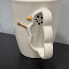 Starbucks Barista Mug  rare 2003 Winter Only Snowman 12oz