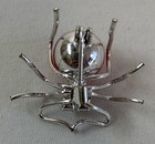 Vintage Decorative Spider Brooch Pin   One Inch Long