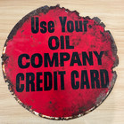 Vintage Antique Gas Station Metal Good Year     Dependable Tires      Sign