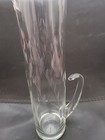 Glass Cocktail Martini Pitcher  Handled Vintage Mimosa  Juice 12 50  Etched
