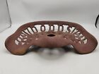 Antique vintage Dodds Tractor Plow Implement Farm Machine Seat Cast Iron Metal