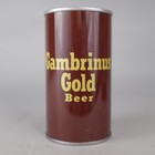 1960s Gambrinus Gold Beer Can 12 Oz  Tab Top Pittsburgh Brewing Co  Pennsylvania