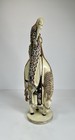 Rare Japanese Carved Heavy Statue Okimono Wandering Sage Toba Horse Euc Curated