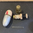 Vintage Enamel Bullet Sewing Kit Lot Of 2 Antique Pocket Travel Thimble Spool