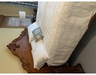 Vintage Cal King Carved Bedframe By Century Furniture