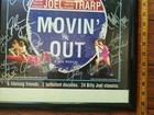 Framed 2005 Movin Out Musical Broadway Poster Cast Signed Billy Joel Tharp 15x22