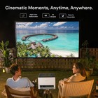 Valerion Outdoor Projector Screen  3-min Setup 4k 8k Uhd Support  16 9 Hd