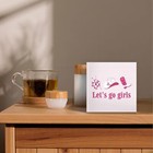 Western Cowgirl Pink Wood Box Sign Desk Decor  Western Preppy Bachelorette Party