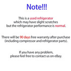 43qt Portable Car Fridge Freezer Electric Cooler Freezer 12v Refrigerator Second