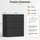 3 Drawer Storage Cabinet Lateral Filing Cabinet Metal 3 Drawer Storage Cabinet