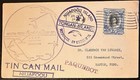 Tonga  57  scarce Blue   Black Stamp  On Tin Can Paquebot Mail With Honolulu  d
