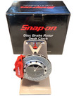 Snap On Tools New Disc Brake Rotor Caliper Desk Clock With Quartz Movement Rare