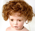 Doll Wig 13-14 Trixy Auburn Wavy Curls  golden Wigs  Synthetic