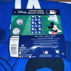 Disney   Mlb Dodgers Mickey Mouse Large Beach Towel New 40in  X 72in  Microfiber