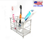 New Stainless Steel Bathroom Toothbrush Toothpaste Holder Razor Stand Househol