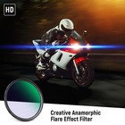 Neewer 72mm Blue Streak Hd Optical Glass 360   Flare Special Effects Lens Filter