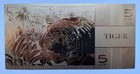 5 Cedis Ghana Golden Banknote  tiger  2021 Unc
