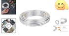 6 Gauge 52 Ft Silver Aluminum Craft Wire - Bendable For Jewelry Making   Crafts