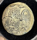 Ny Dug Civil War Relic Connecticut State Militia Old Coat Button Scovill Rmdc