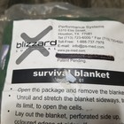 Blizzard Trauma Survival Medical Hypothermia Prevention Blanket Green