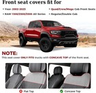 Dodge Ram 2 Front Seat Covers Custom Fit For 2002-2025 1500 2500 3500 Pickup