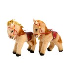 Pair Of Steiff Gimiy Size Ponies