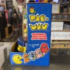 Pacman Gumball Machine Vintage Coin Bank Pac-man In Box With Gumballs Midway