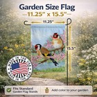 Caroline s Treasures European Goldfinches Garden Flag Asa2119gf