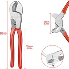 10 Inches Cable Cutter  High Leverage Heavy Duty Wire Cutters Cable Cutters Heav