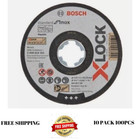 Bosch 2608619266 X-lock Inox Metal Cutting Discs 115mm X 1mm X 22 23mm 100x Pcs