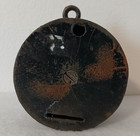 Antique Industrial Age  time Is Money  Cast Iron Clock Coin Still Bank