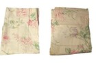 Vintage Ralph Lauren Therese Floral Sateen  King Pillowcase Pair Cottagecore