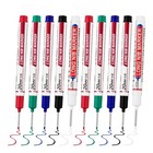 10 Pcs Deep Hole Marker Pens - Long Nib Waterproof Carpenter Construction Tool  