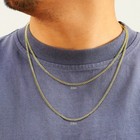 14k Yellow Gold 2 5mm Italian Cuban Curb Chain Link Necklace Mens Women 16 - 26 