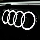 For Audi A4 A5 A6a7273x94mm Blackilluminated Car Led Front Grille Emblem Light