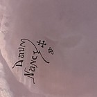 Daum Nancy Cir 1895 Enameled Cameo Glass Jar Box Violet Flowers Antique Signed